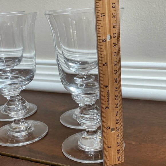 William Yeoward - Hard to Find! Four Lindsay Crystal Drinking Glasses Goblets - Picture 3 of 10